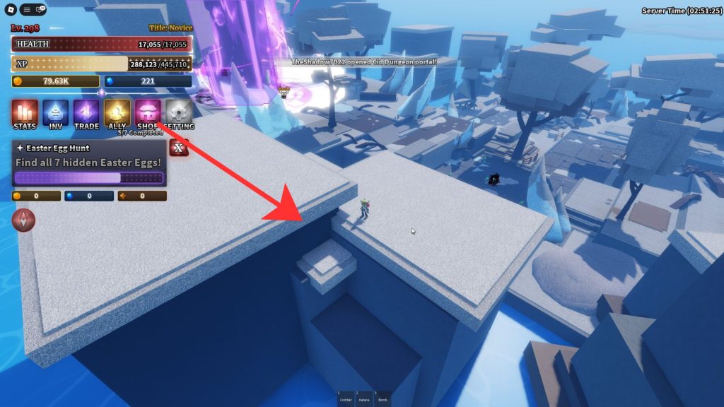 Sailor Piece Easter Egg location