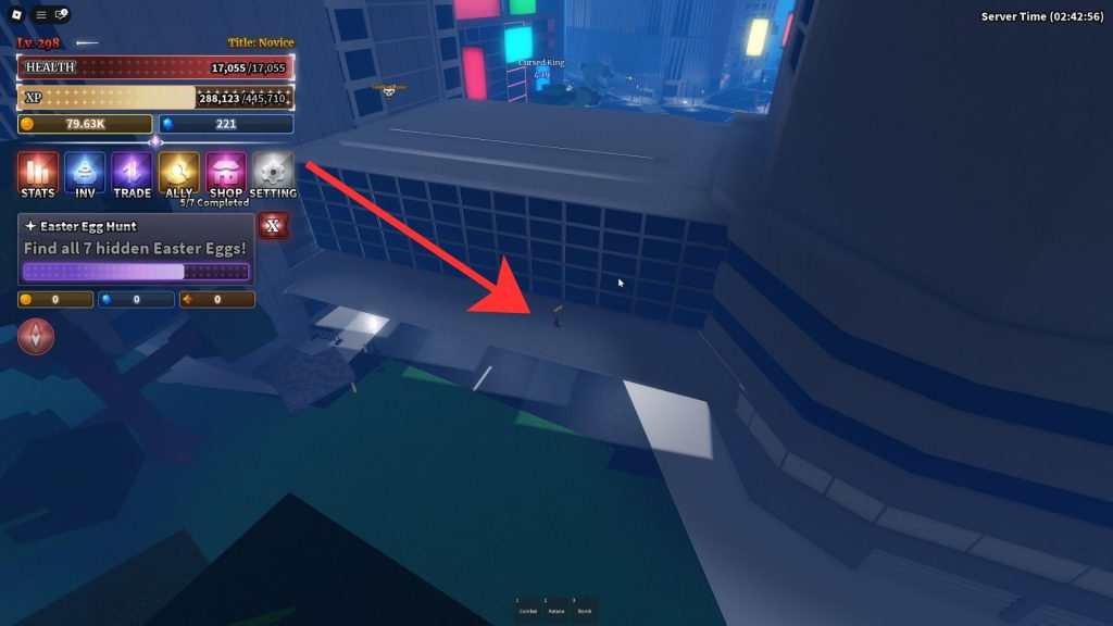 Sailor Piece Easter Egg location