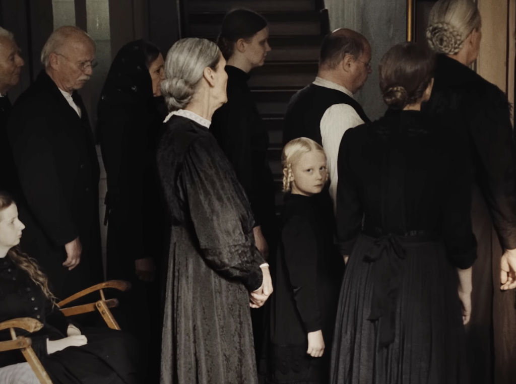 A group of people dressed in all black