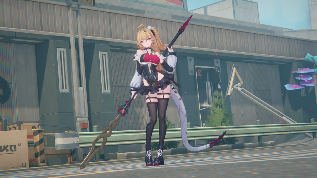 An in-game screenshot of Cissia in Zenless Zone Zero.