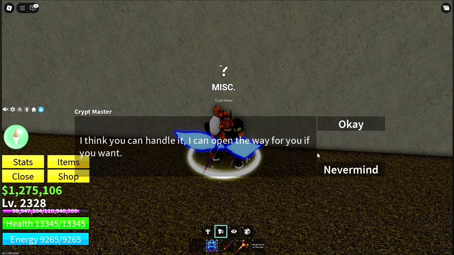 How to Get Cursed Dual Katana (CDK) in Blox Fruits? 13 Interacting with the Crypt Master NPC in Blox Fruits.