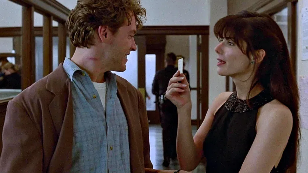 Tate Donovan and Sandra Bullock in Love Potion No. 9