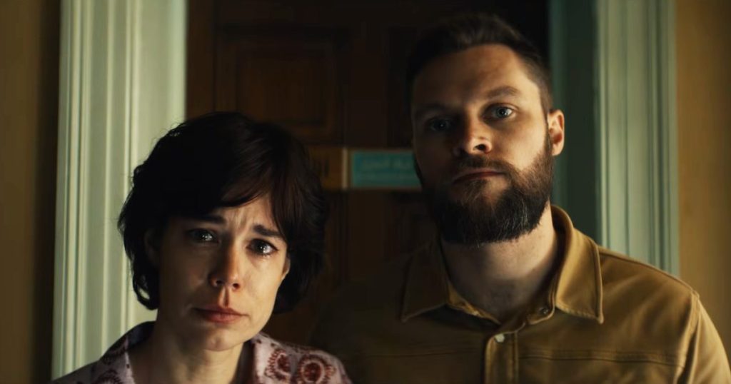 Laia Costa and Jack Reynor in The Mummy