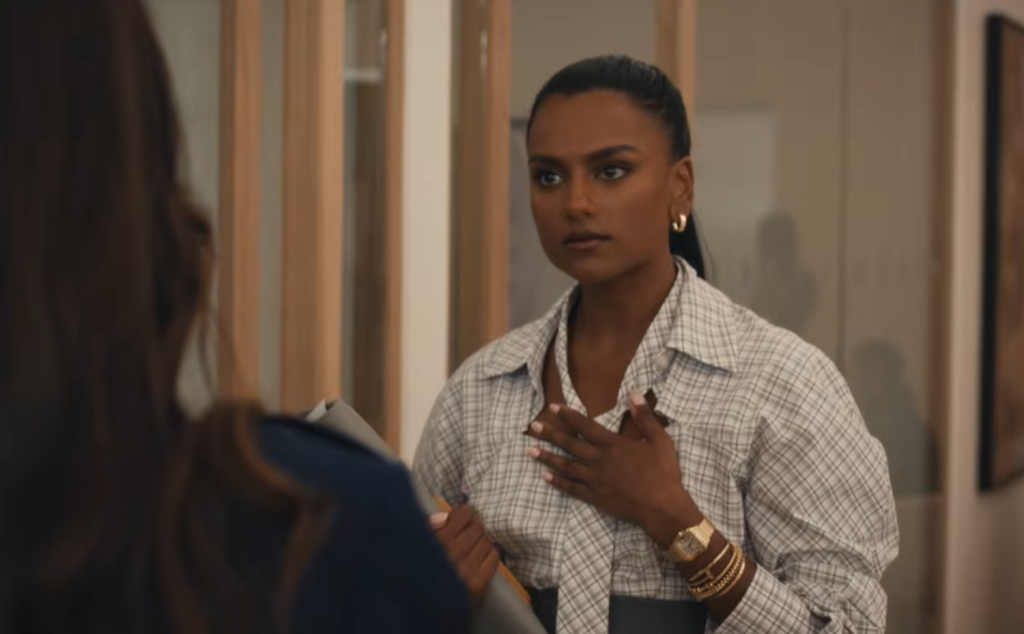 Simone Ashley as Amari in The Devil Wears Prada 2