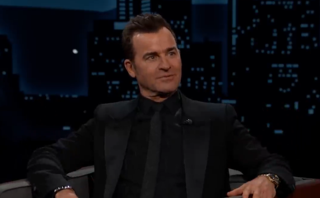 Justin Theroux in an appearance on Jimmy Kimmel Live 