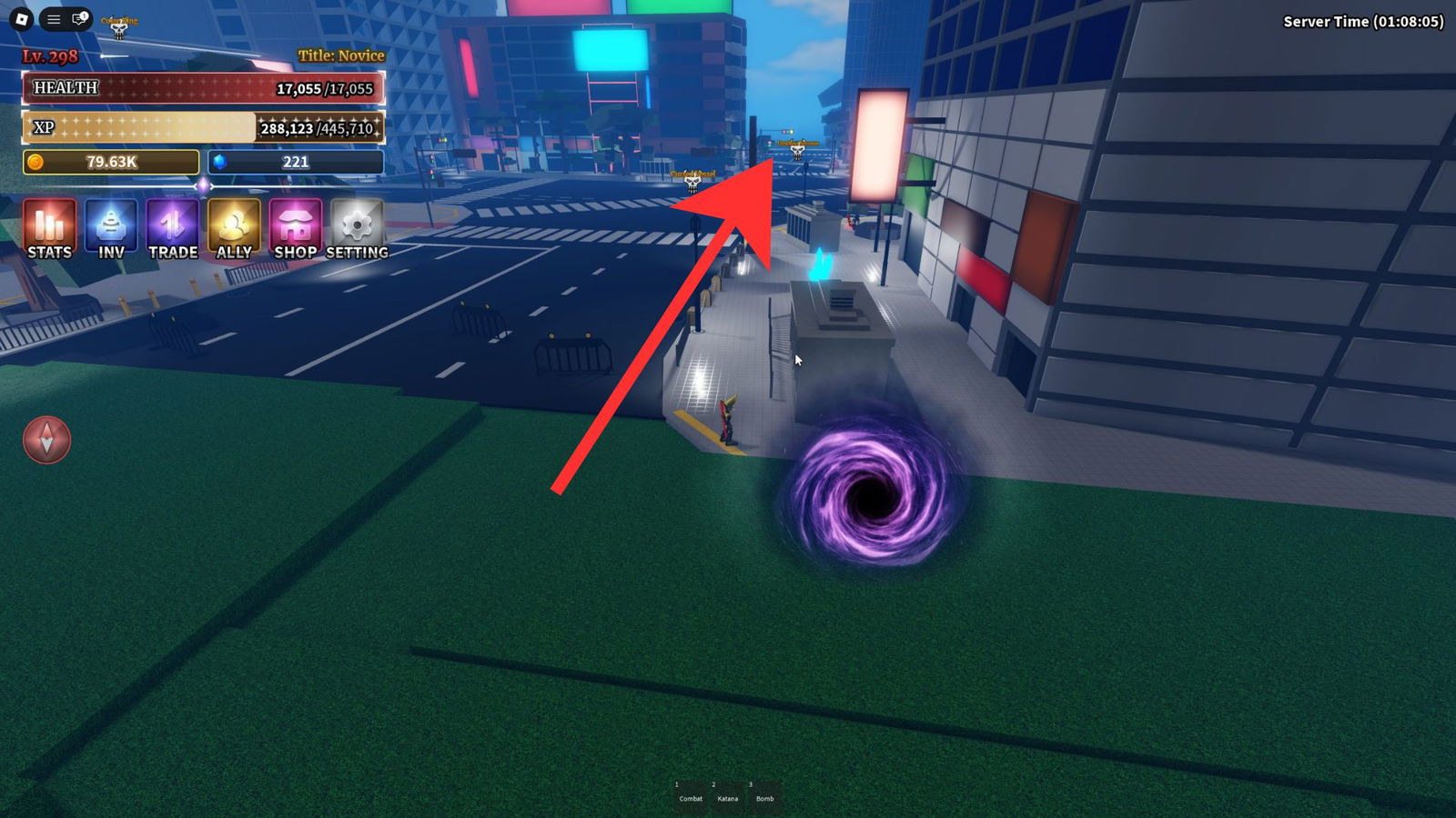 Limitless Sorcerer in Sailor Piece