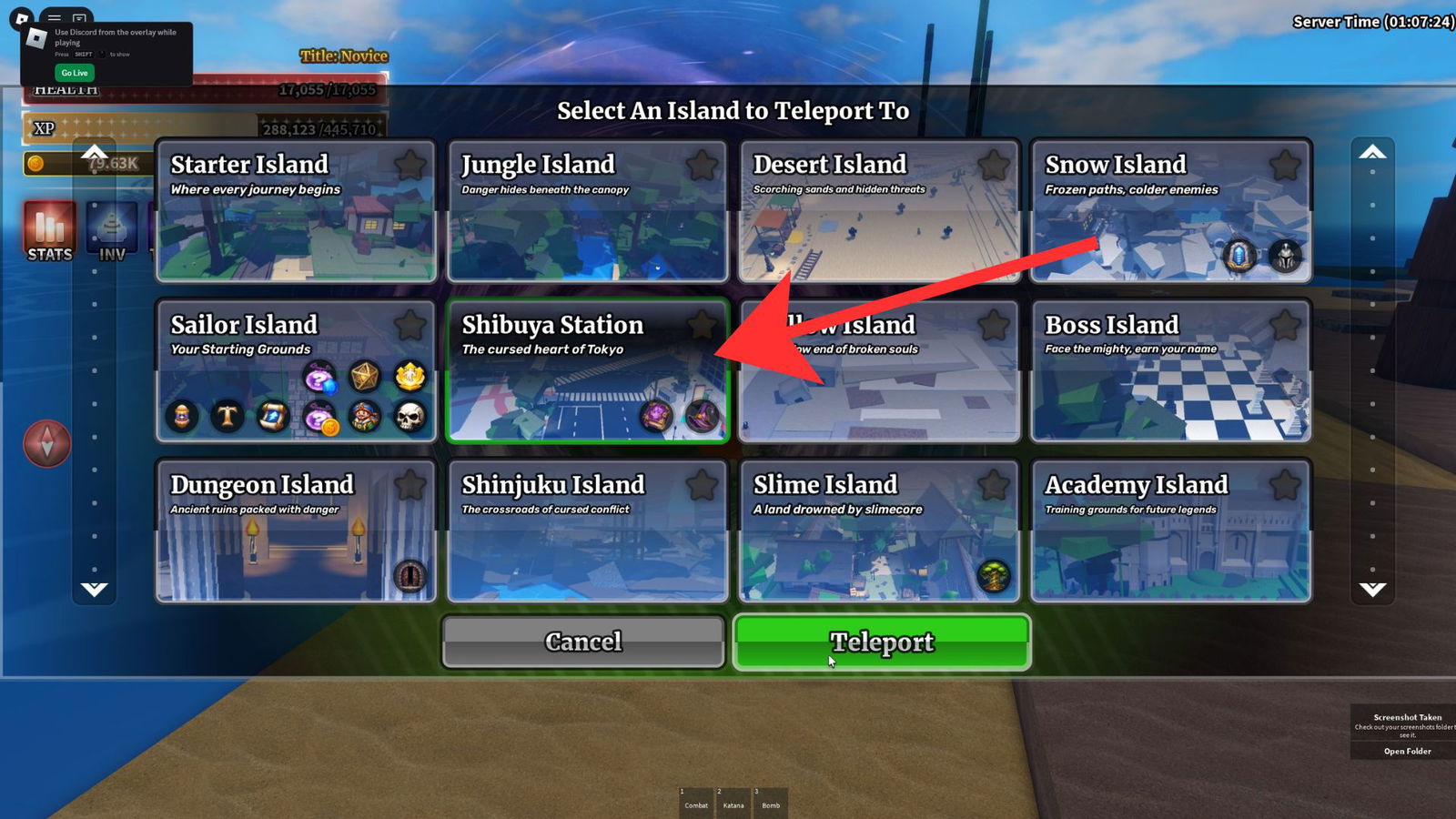 Shibuya Station in Sailor Piece