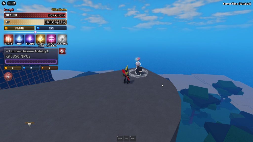 Sailor Piece Limitless Sorcerer Trainer NPC 