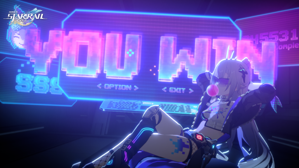 A screenshot of Silver Wolf Lv.999 in Honkai Star Rail Version 2.7.