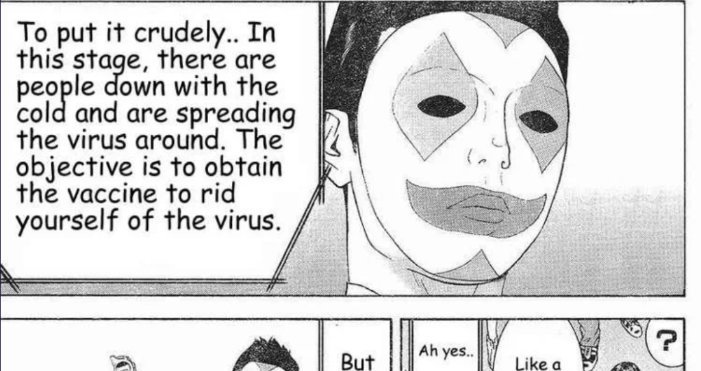 a screenshot from chapter 85 of the liar game manga