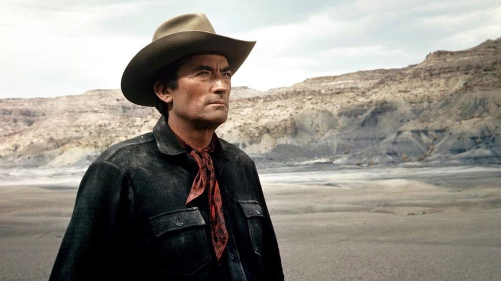 Gregory Peck in the Arizona desert