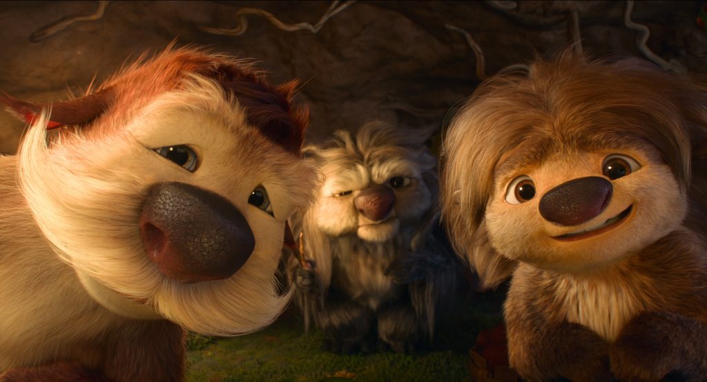 (L-R) Caloo (voiced by Cedric the Entertainer) and Calli (voiced by Justina Machado) in Swapped