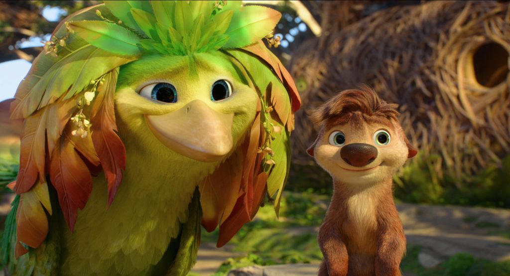 (L-R) Ivy (voiced by Juno Temple) and Ollie (voiced by Michael B. Jordan) in Swapped 