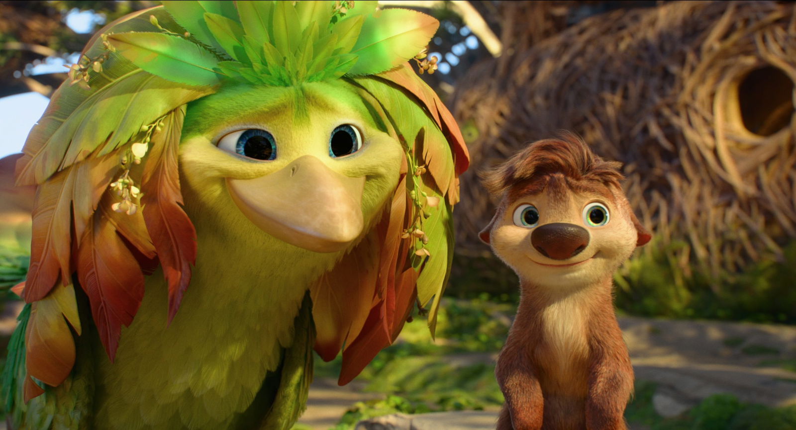 (L-R) Ivy (voiced by Juno Temple) and Ollie (voiced by Michael B. Jordan) in Swapped 