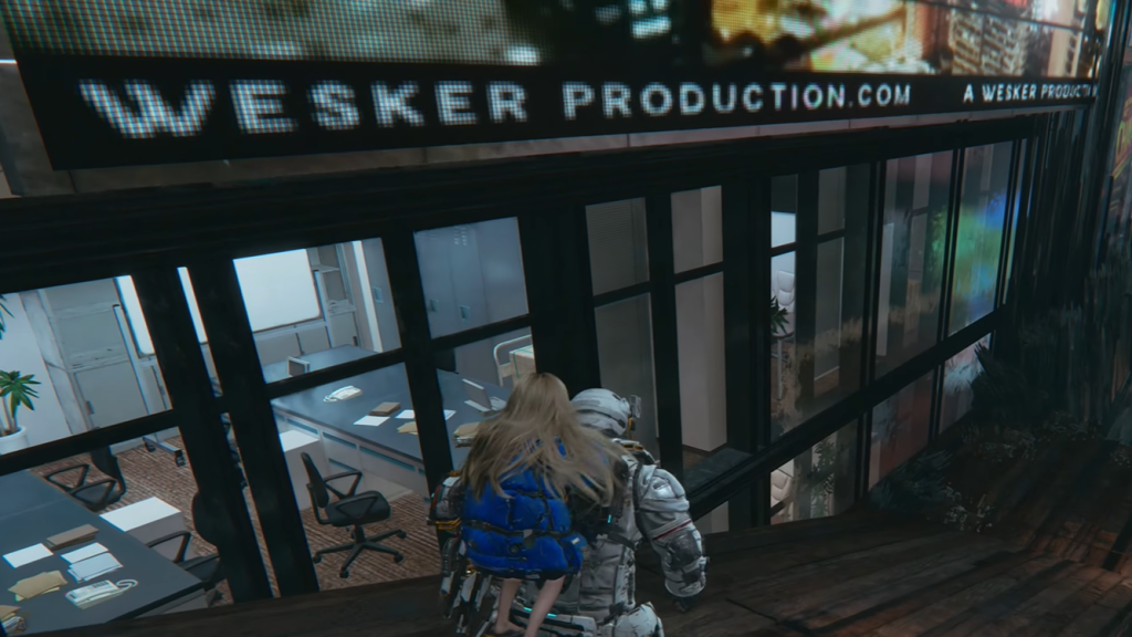 Wesker Productions in Pragmata.