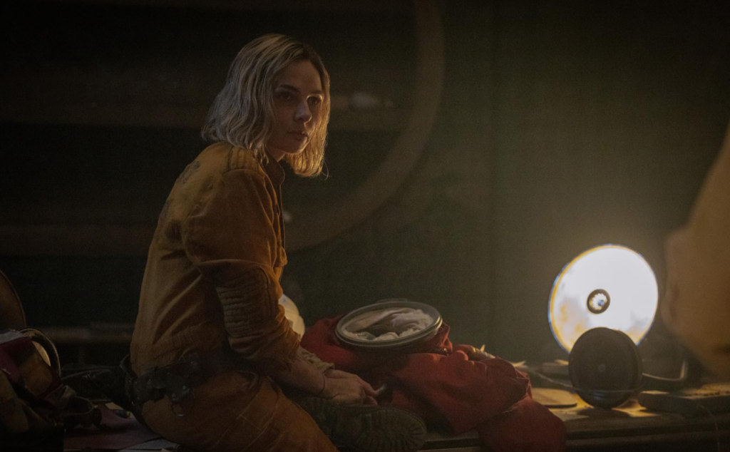 Rebecca Ferguson in a still from Silo 