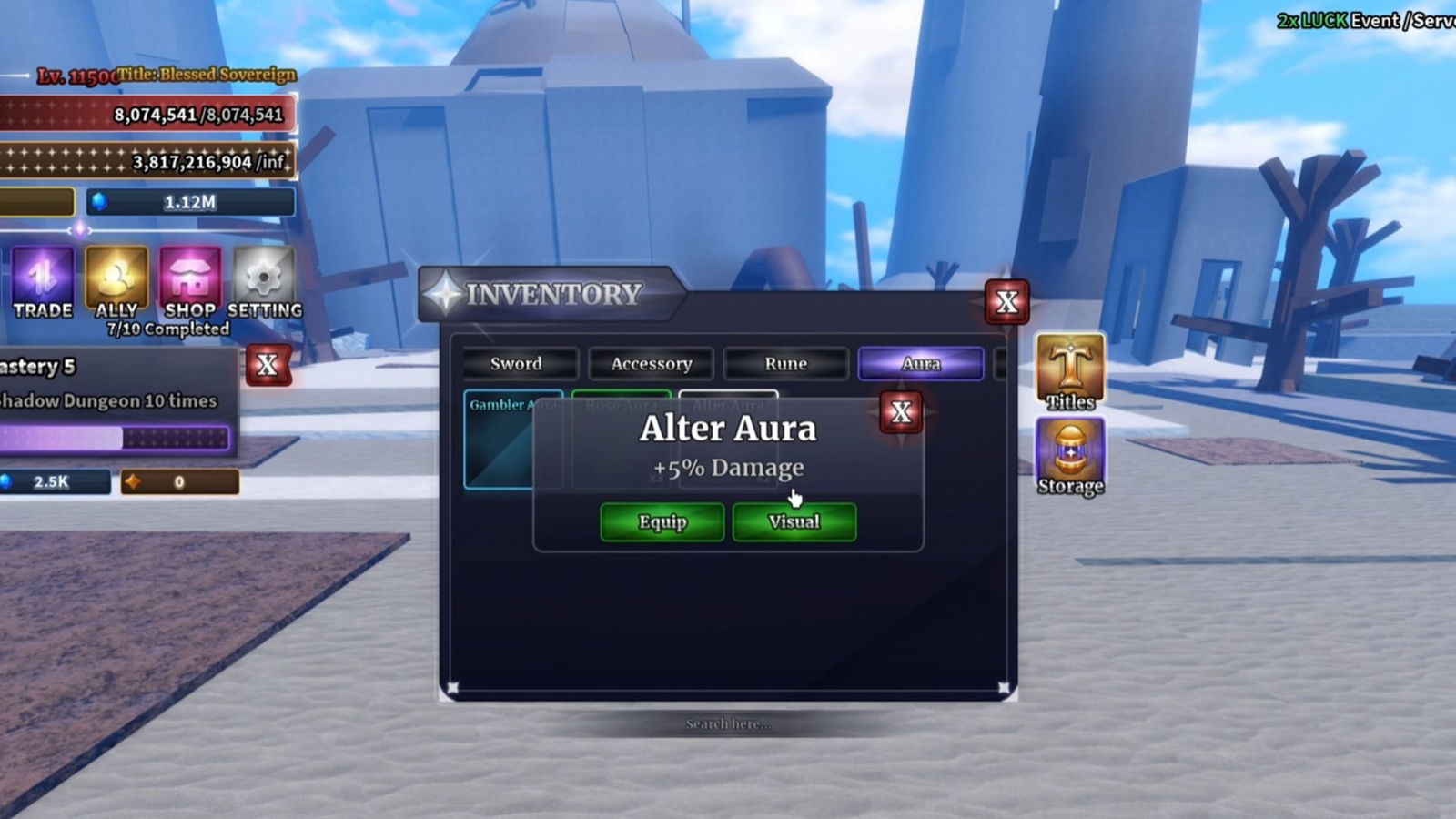 Alter Aura in Sailor Piece