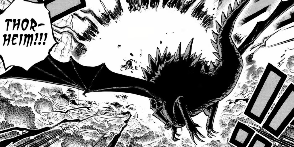 Loki has transformed into a dragon using the Mythical Zoan-type Devil Fruit in One Piece. 