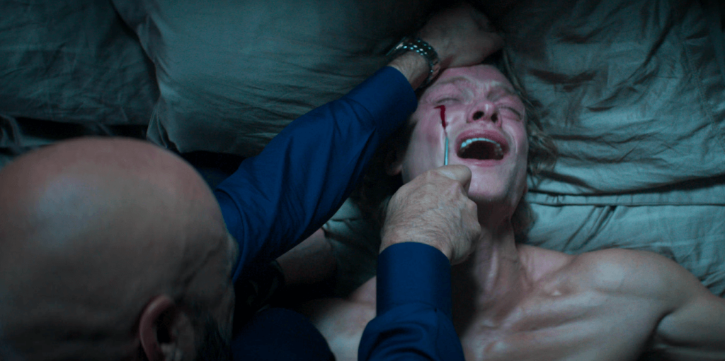 Matt Hagen being attacked