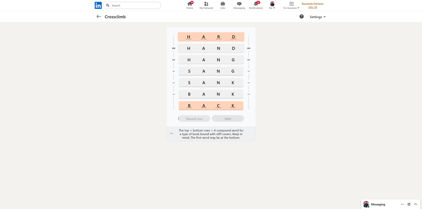 A screenshot of the daily LinkedIn Games puzzles.