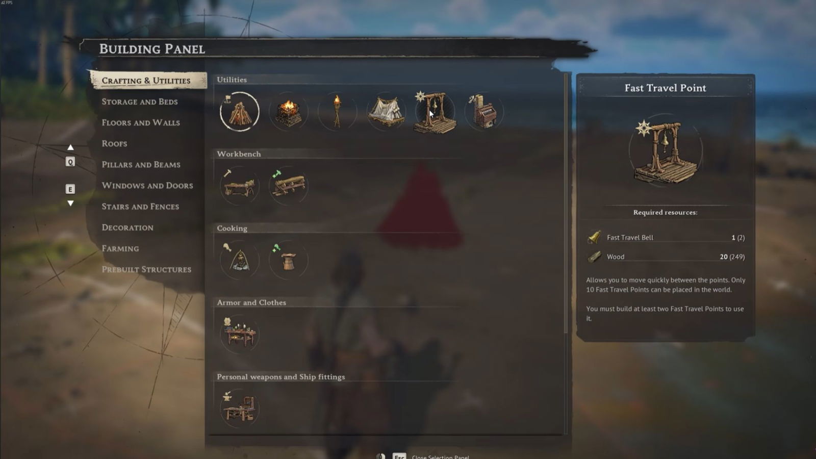 Fast Travel Point in Windrose