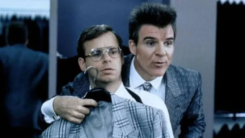 Rick Moranis and Steve Martin in My Blue Heaven