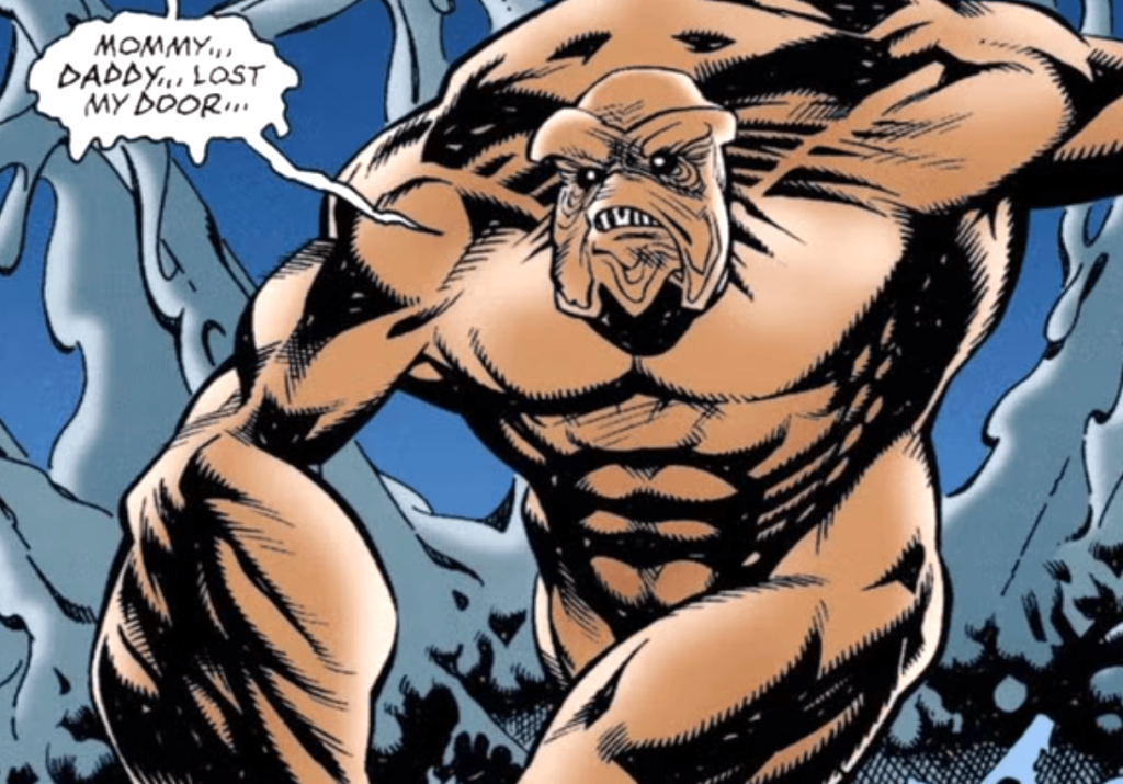Peter Malley transformed into Clayface