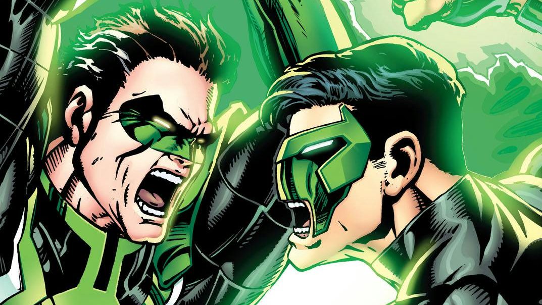 Cover page of Green Lantern comics from DC