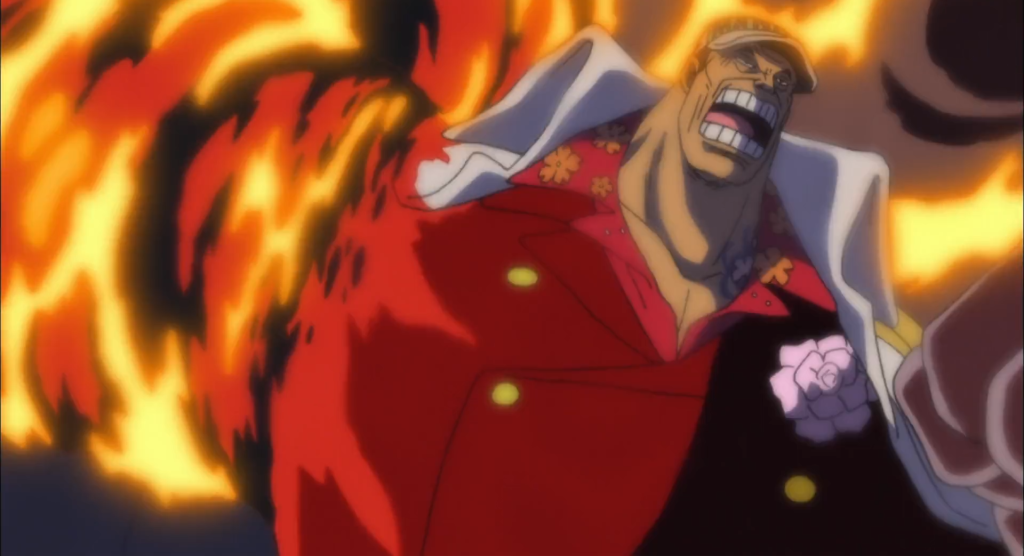 a still from the one piece anime series