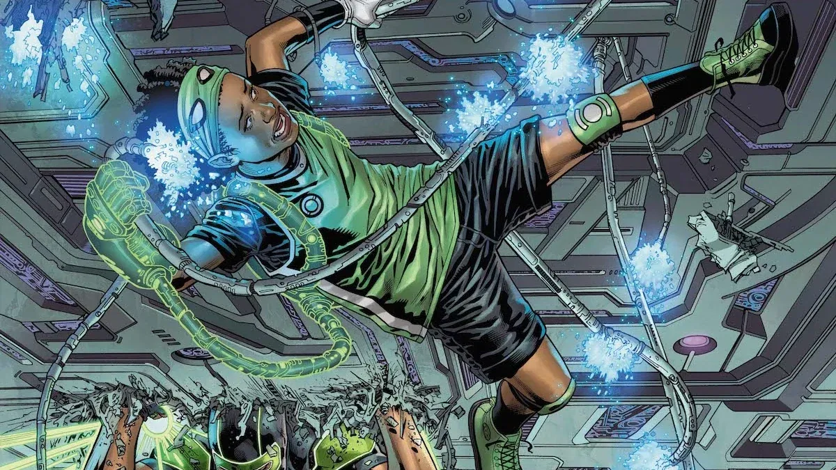 Cover page of DC Comics featuring Green Lanterns