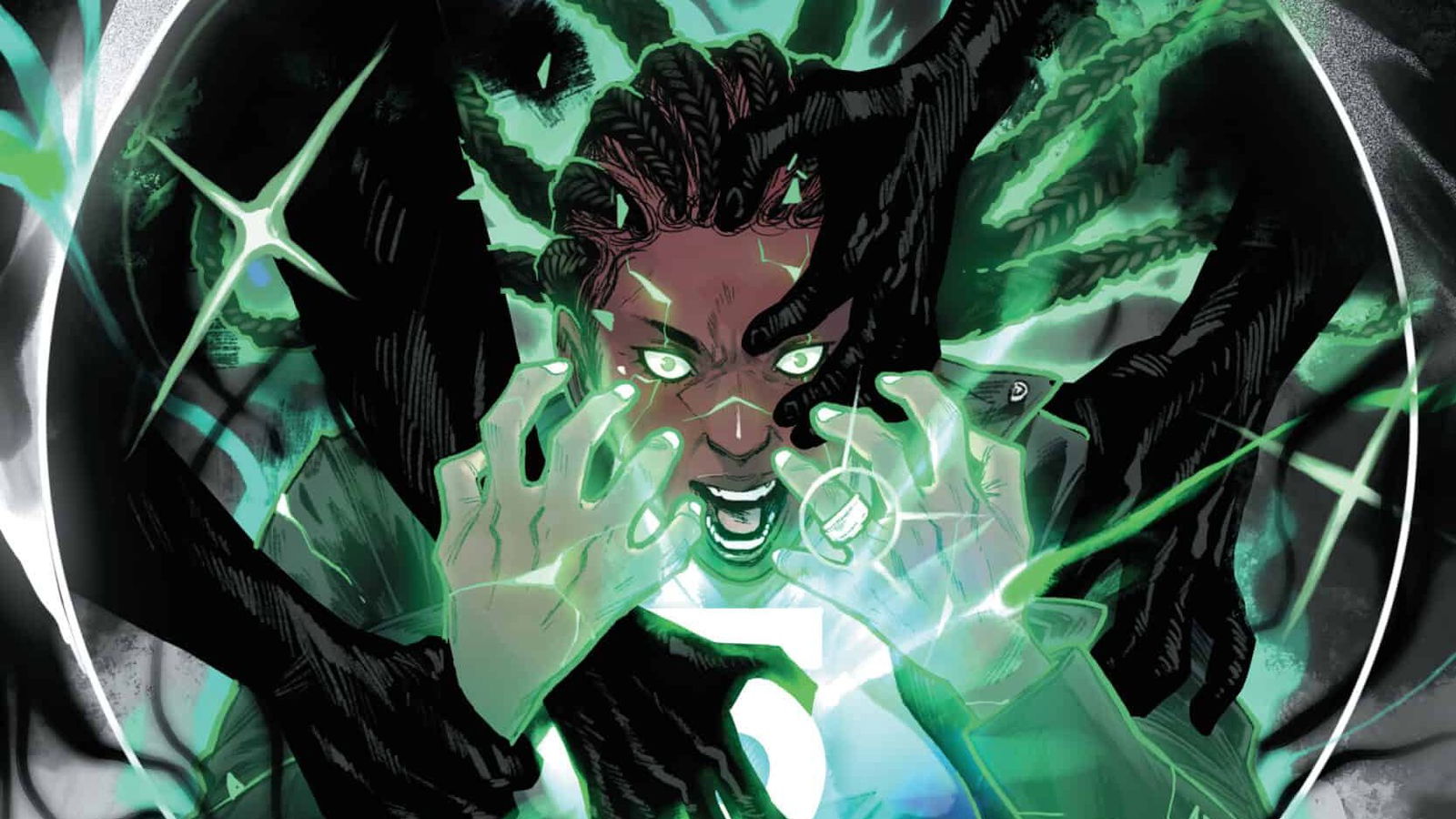 Cover page of DC Comics featuring Green Lanterns