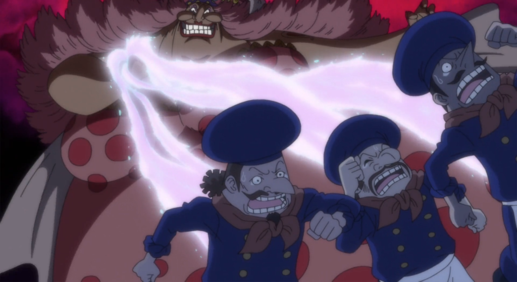 a still from the One Piece anime by Toei Animation