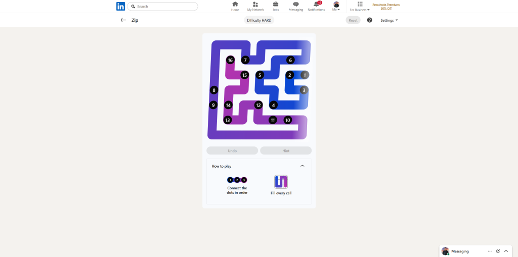 linkedin games zip 19