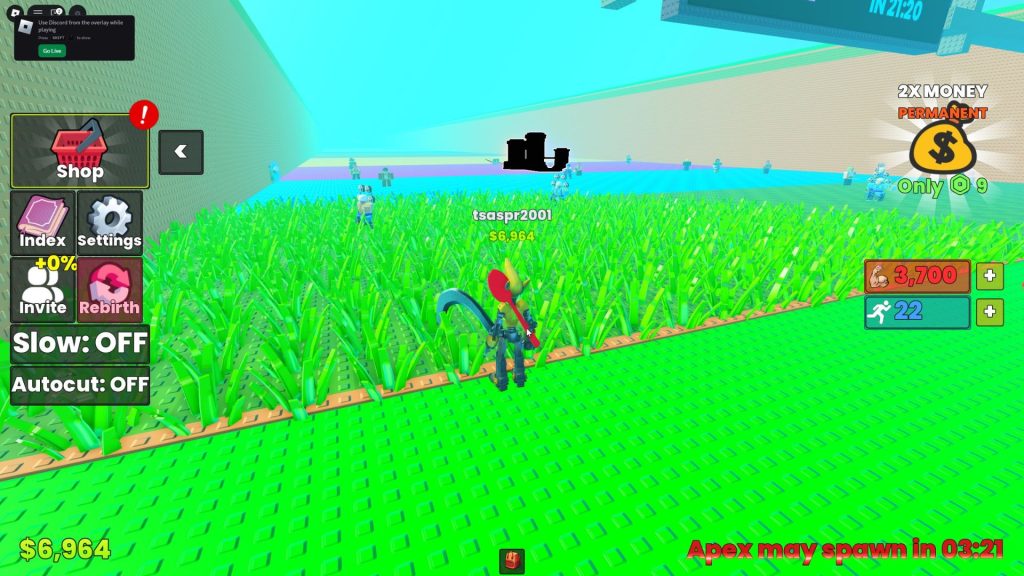 Cut Grass for Anime Characters Gameplay