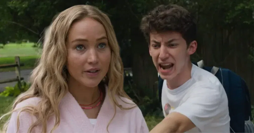 Jennifer Lawrence with Andrew Barth Feldman