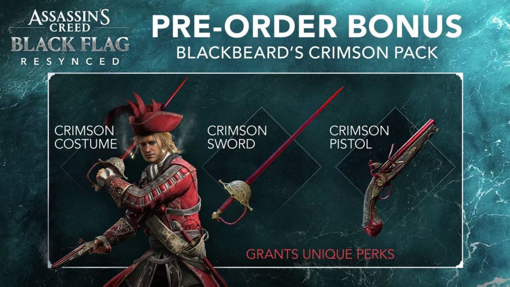  Assassin’s Creed Black Flag Resynced pre-order bonus