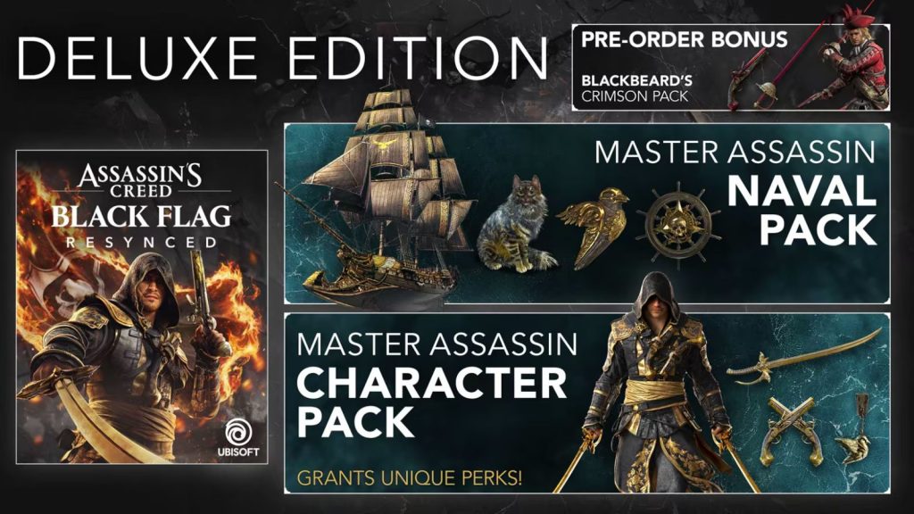 deluxe edition Assassin’s Creed Black Flag Resynced