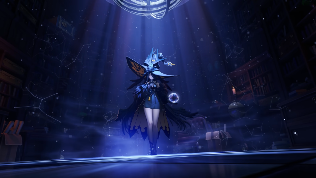 A still of a character in Neverness to Everness.