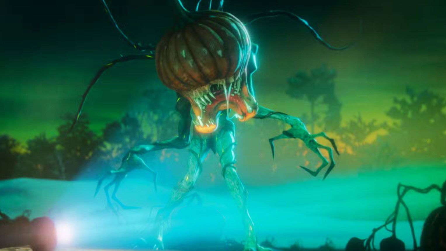 pumpkin monster stranger things tales from 85