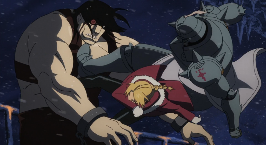 a still from fullmetal alchemist brotherhood episode 35
