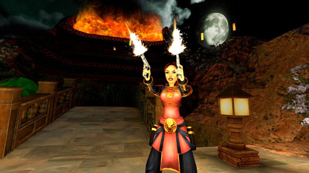 Tomb Raider II gameplay (image from the remastered version)