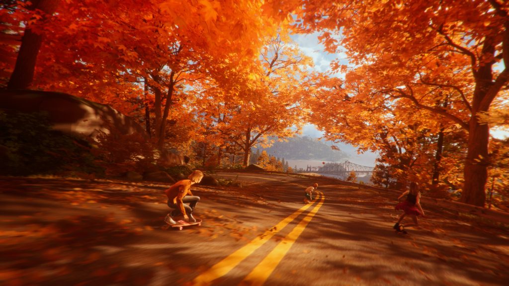 Skateboarding in Mixtape.