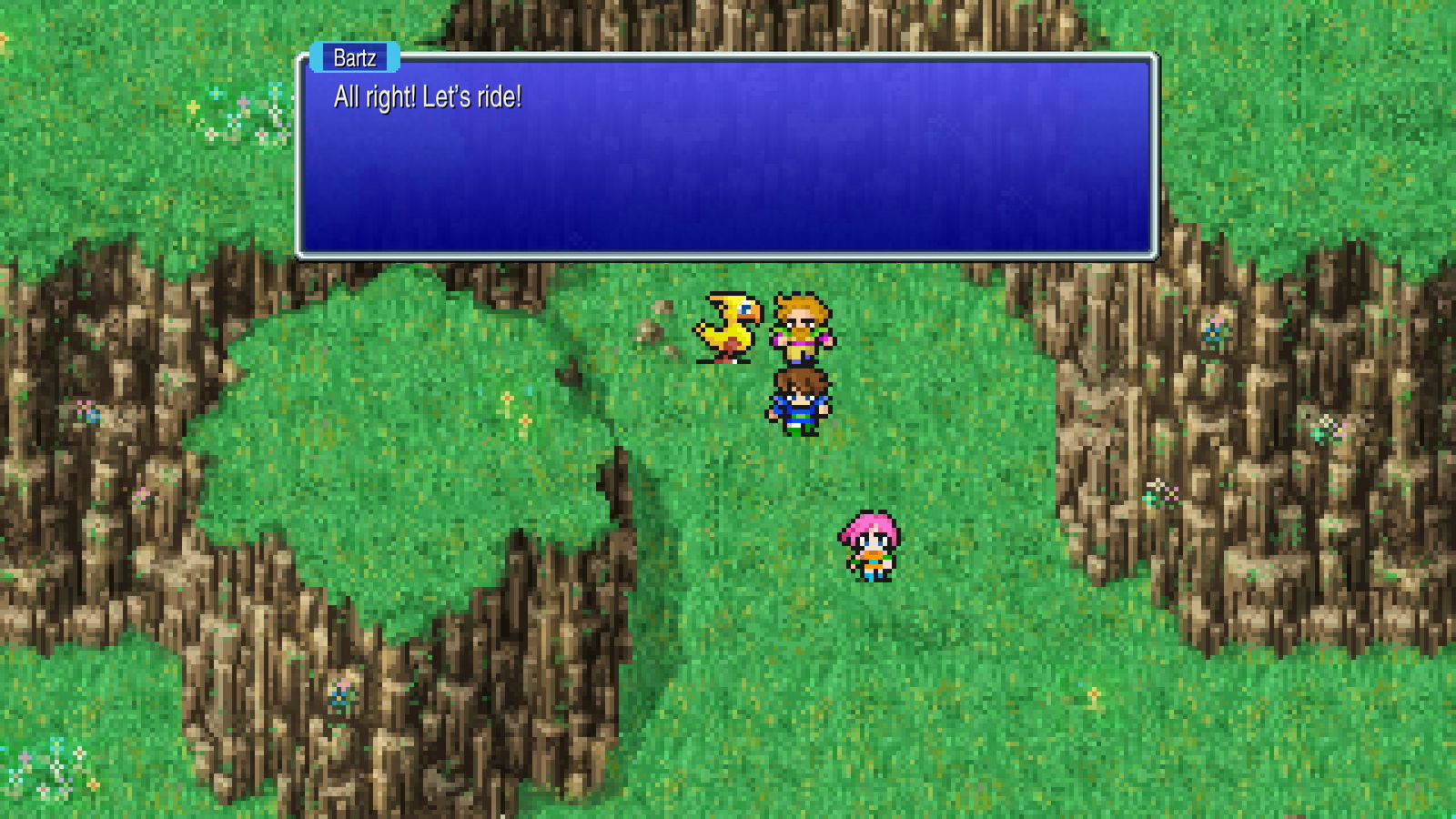 Exploration in Final Fantasy V,