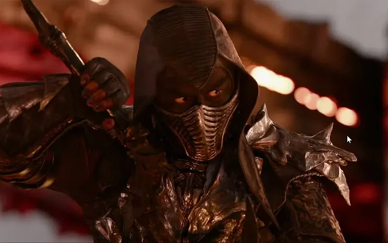The hooded character in Mortal Kombat II trailer