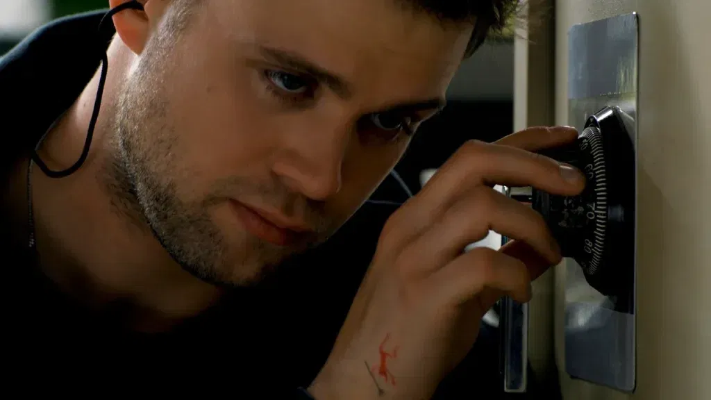 Leo Woodall in a still from Tuner