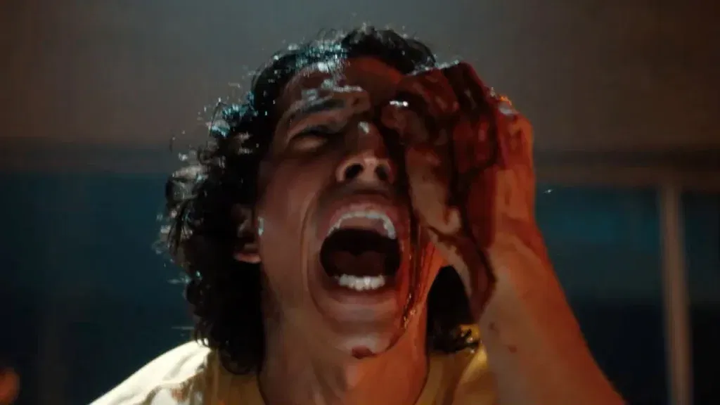 A still from Corporate Retreat