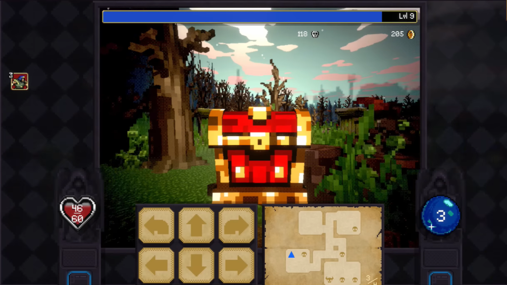 Opening Chests in Vampire Crawlers.