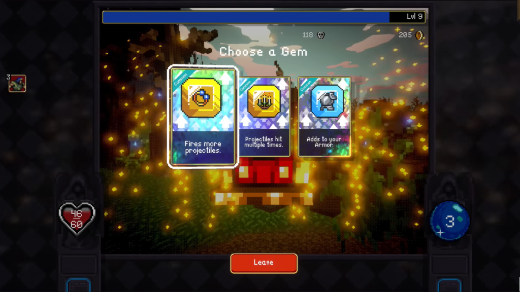 Checking out Chest items in Vampire Crawlers.