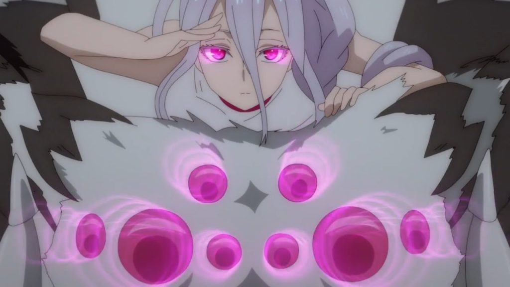 a still from so I'm a spider, so what?