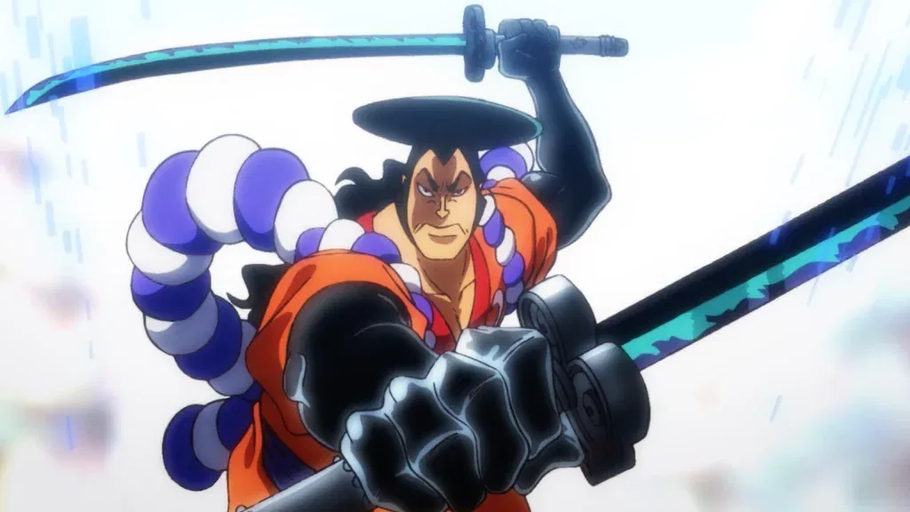 Oden using two sword style in one piece